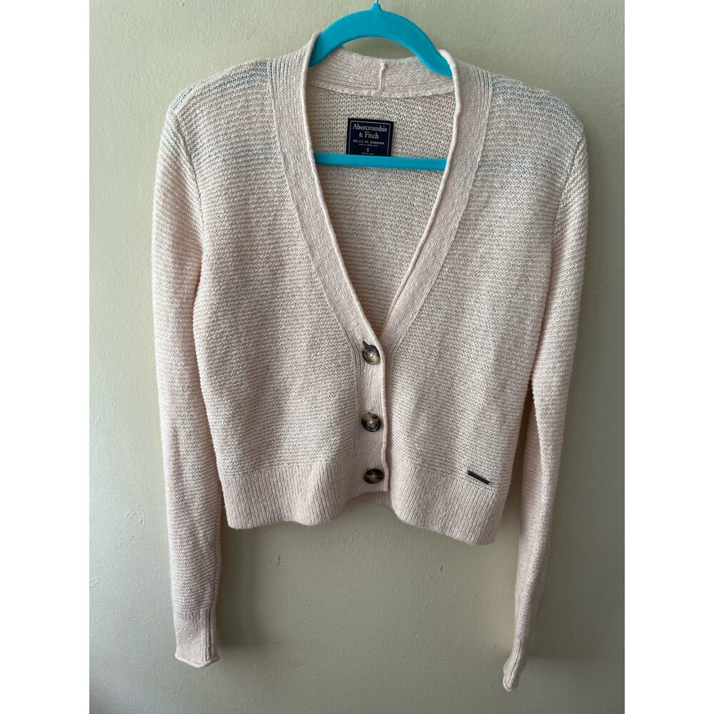 Pink Abercrombie & Fitch Cardigan Size Small